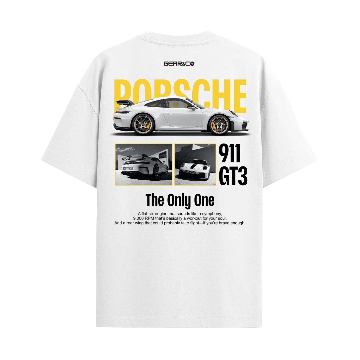Porsche GT3 - Short Sleeve T-Shirt - Oversized